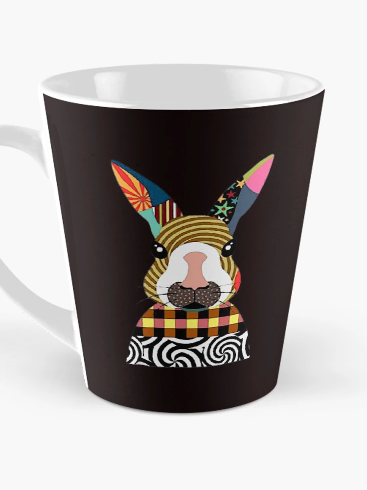 Thumbnail 3 of 4, Coffee Mug, Retro Rabbit designed and sold by ViaARTfactory.