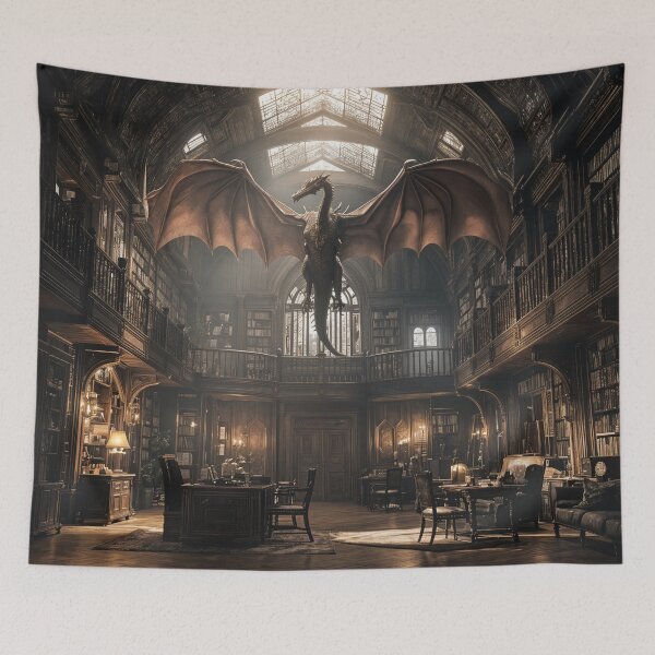 Item preview, The Guardian of Forgotten Tomes designed and sold by oanaunciuleanu.