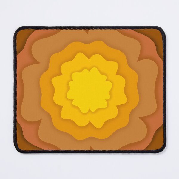 Item preview, Flower Circle Orange designed and sold by moonlyfaith.