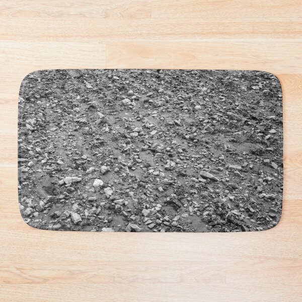 Item preview, thousands of stones on dry ground in black and white designed and sold by felipequeiroz.