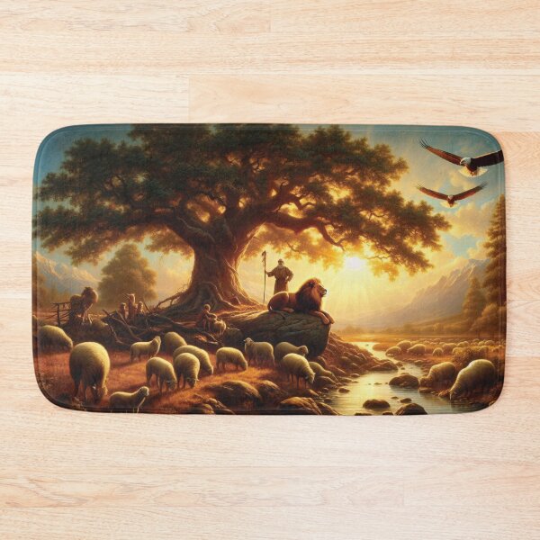 Item preview, Oak Tree in the Valley at SunSet designed and sold by CornerStone57.