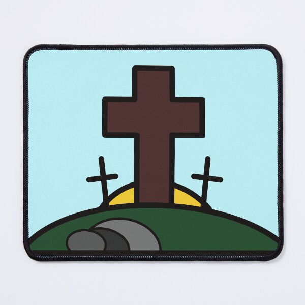 Item preview, Easter Cross and empty tomb cartoon designed and sold by JJJJdoodles.