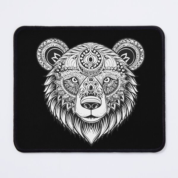 Item preview, Brown bear (Ursus arctos), Grizzly bear (Ursus arctos horribilis), Growling bear head, Angry Grizzly Bear Head, Fierce bear head designed and sold by Danler.