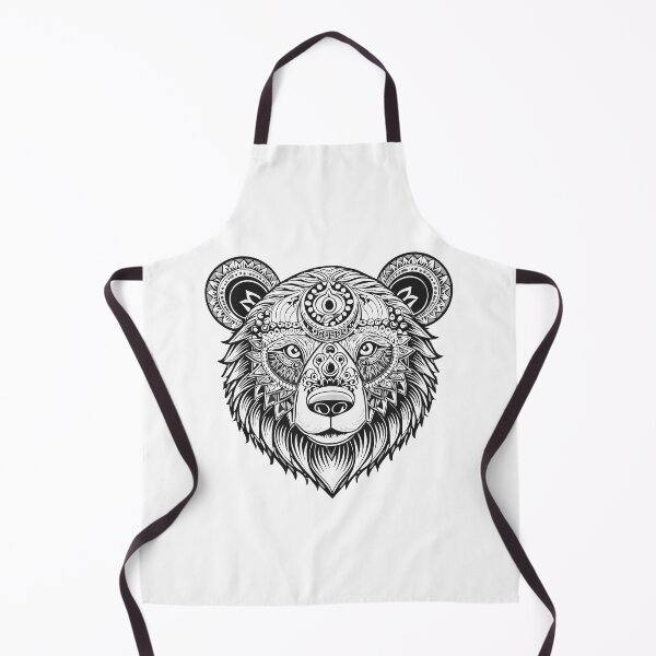 Item preview, Brown bear (Ursus arctos), Grizzly bear (Ursus arctos horribilis), Growling bear head, Angry Grizzly Bear Head, Fierce bear head designed and sold by Danler.