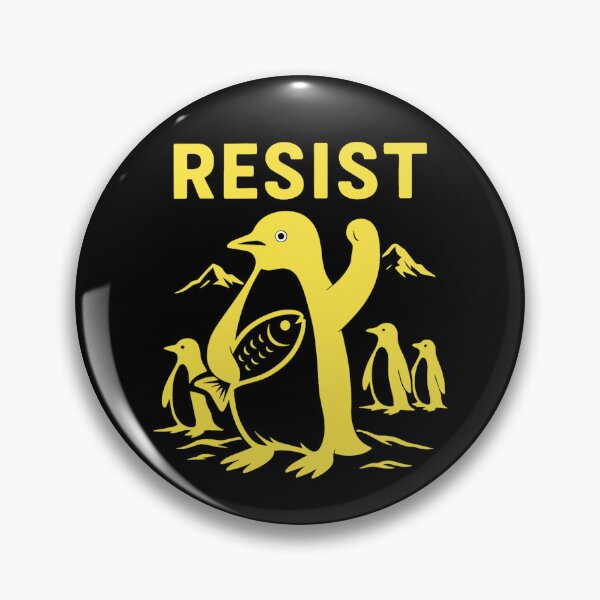 Item preview, Resist Penguins T shirt - Resist Penguin  designed and sold by Spaceslafr.