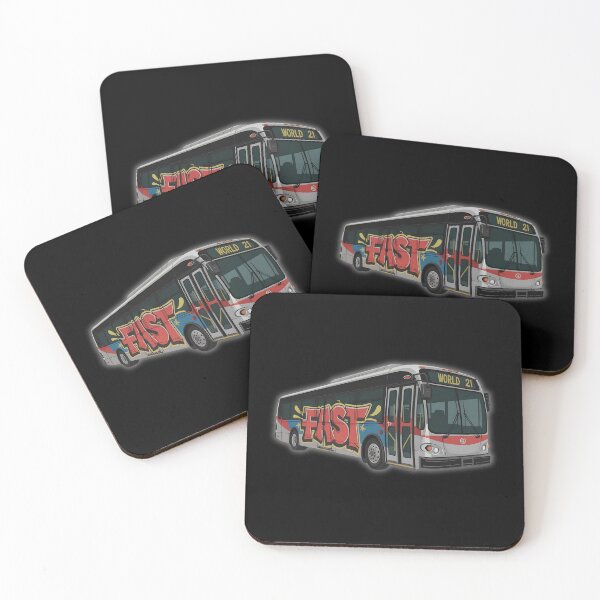 Item preview, Urban Graffiti Express – Stylized City Buses Art designed and sold by RosCraft.