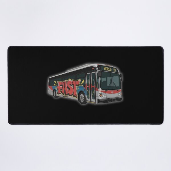 Item preview, Urban Graffiti Express – Stylized City Buses Art designed and sold by RosCraft.