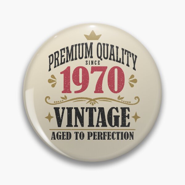 Item preview, 55th Birthday Vintage 55 Years Premium Quality Since 1970 designed and sold by eclecTEEq.