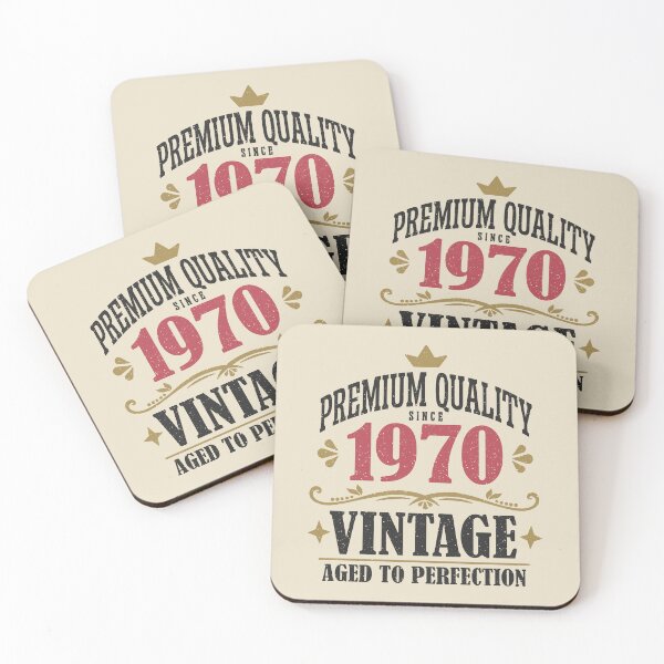 Item preview, 55th Birthday Vintage 55 Years Premium Quality Since 1970 designed and sold by eclecTEEq.