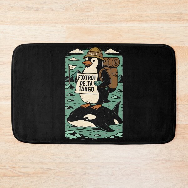Item preview, Resist Penguin Activism foxtrot delta tango designed and sold by varioarts.