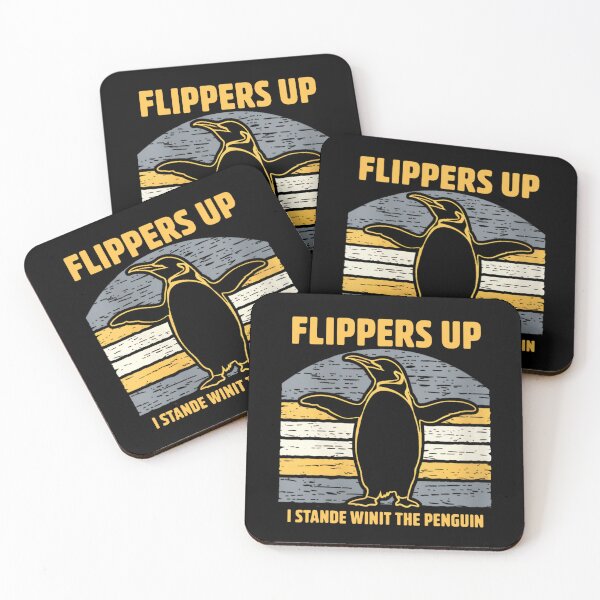 Item preview, Flippers Up I Stand With The Penguins designed and sold by Spaceslafr.