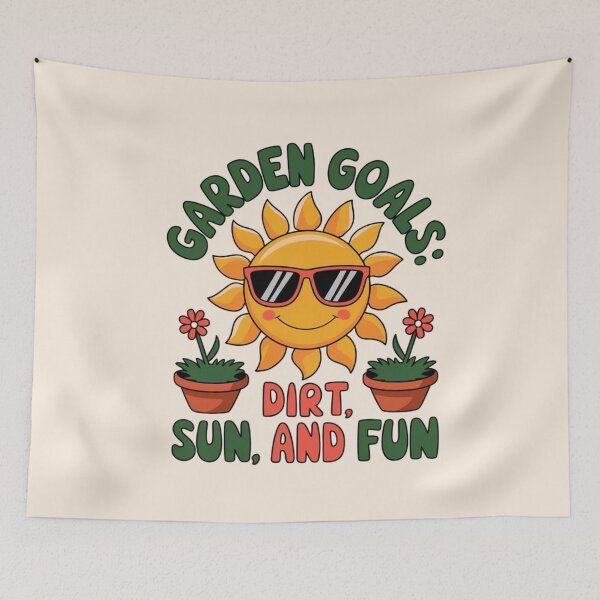 Item preview, Garden Goals – Earth, Sun and Good Mood! designed and sold by FrenchTouch77.