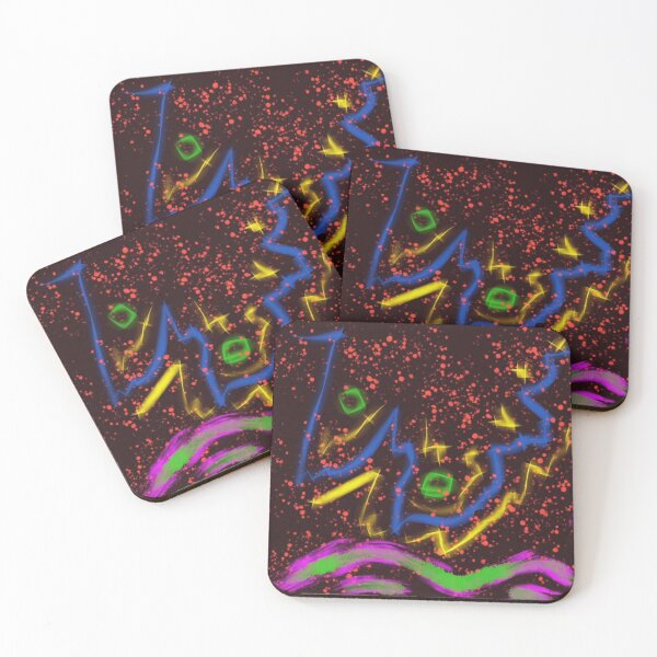 Item preview, Whimsical Neon Electric Abstract designed and sold by Hairkrayzee.