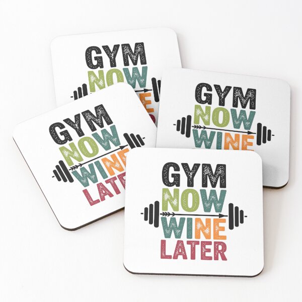 Item preview, Gym now, wine later designed and sold by FrenchTouch77.