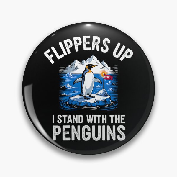 Item preview, Penguins Against Tariffs Flippers Up designed and sold by Spaceslafr.