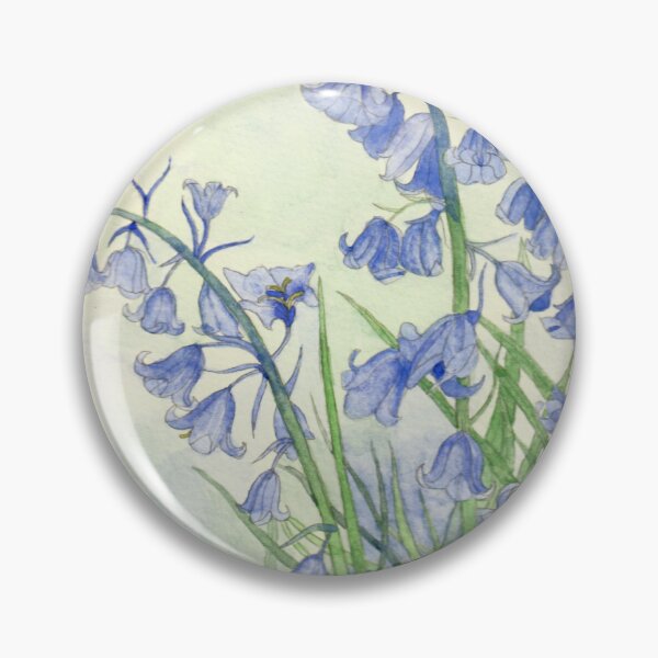 Item preview, Bluebells watercolour painting artwork  designed and sold by esvb.