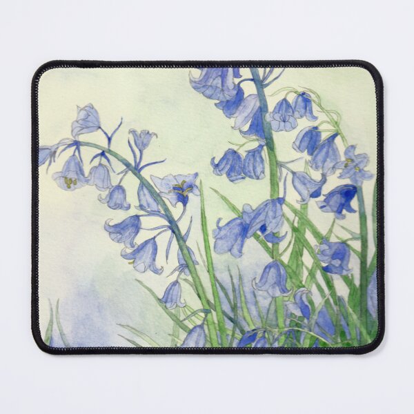 Item preview, Bluebells watercolour painting artwork  designed and sold by esvb.