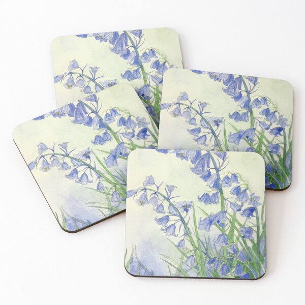 Item preview, Bluebells watercolour painting artwork  designed and sold by esvb.