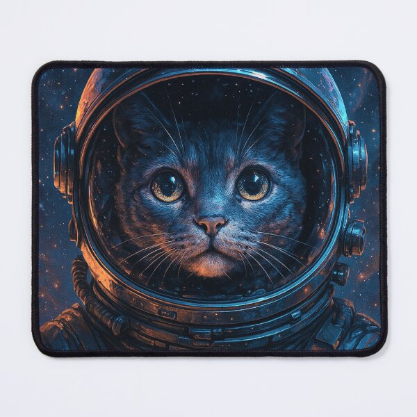Item preview, Astronaut Cat in space designed and sold by Nathalie_87.