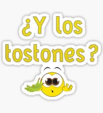 Y Los Tostones? Cute Plantain Lover Gift Sticker