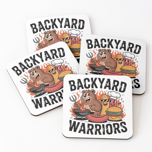 Item preview, Backyard BBQ Warriors designed and sold by MonkiFlipp.