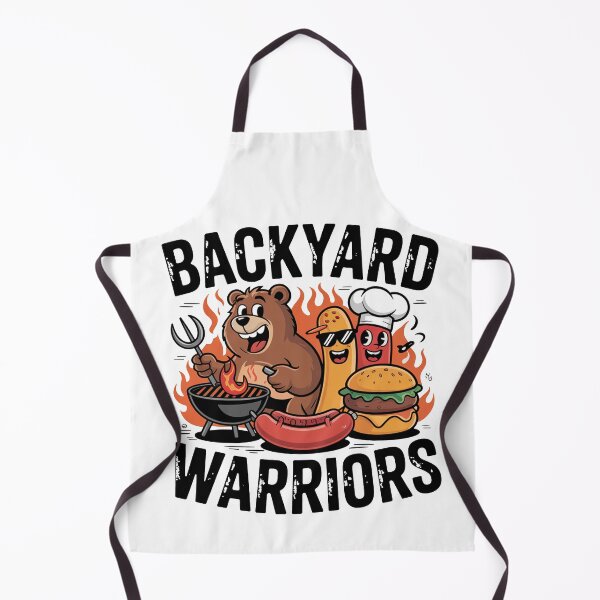 Item preview, Backyard BBQ Warriors designed and sold by MonkiFlipp.