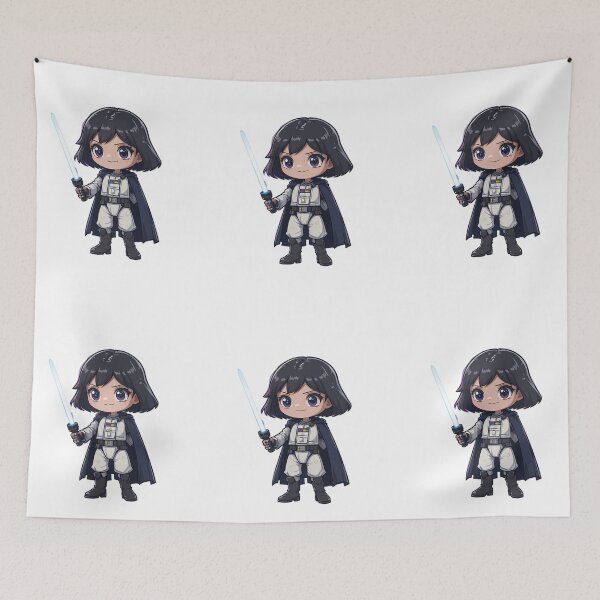 Item preview, Little Girl Star Wars Art Epic Galactic Scenes designed and sold by ART ATTACK ZONE.