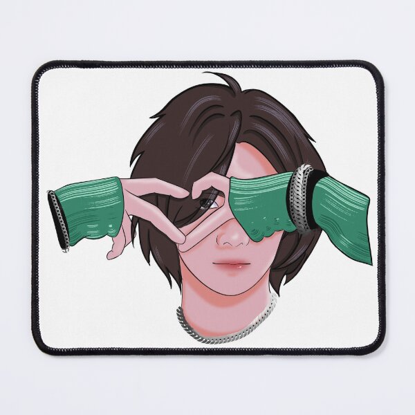 Item preview, Yeosang's green sweater designed and sold by Bergtag.