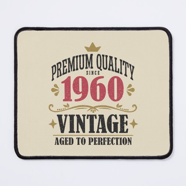 Item preview, 65th Birthday Vintage 65 Years Premium Quality Since 1960 designed and sold by eclecTEEq.