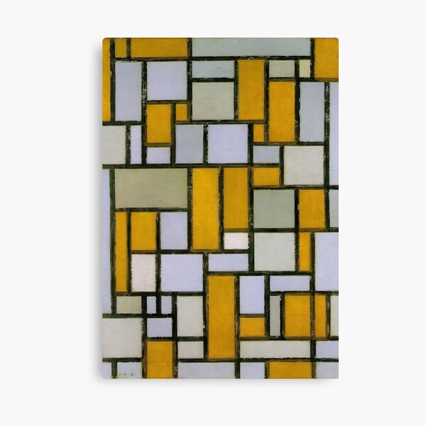 Item preview, Piet Mondrian - Composition with Gray and Light Brown designed and sold by StrokeMe.