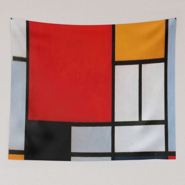 Item preview, Piet Mondrian - Composition with Large Red Plane, Yellow, Black, Gray and Blue designed and sold by StrokeMe.