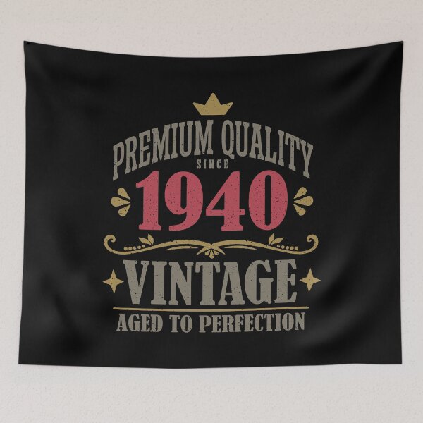 Item preview, Vintage 85th Birthday 85 Years Premium Quality Since 1940 designed and sold by eclecTEEq.