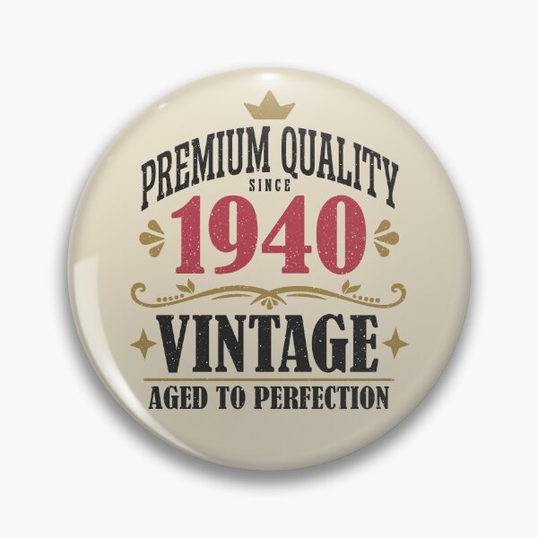 Item preview, 85th Birthday Vintage 85 Years Premium Quality Since 1940 designed and sold by eclecTEEq.
