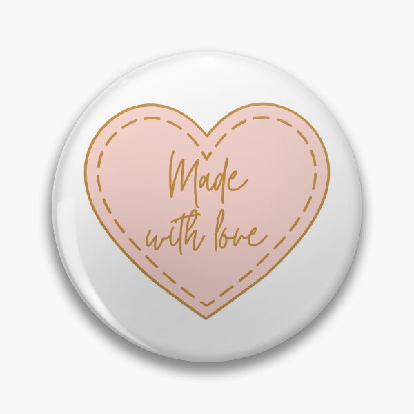 Item preview, Made with love heart sticker designed and sold by DesignPMG.