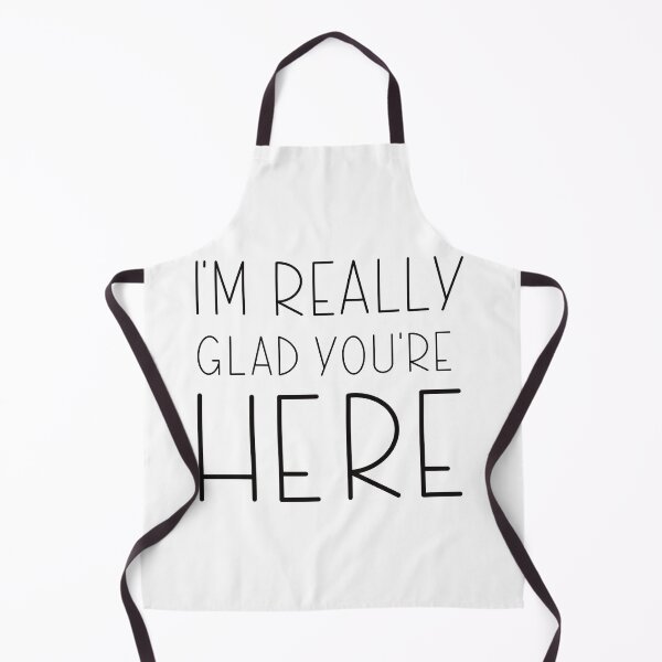 Item preview, Glad You're Here (Type, Black) designed and sold by ashleygates98.