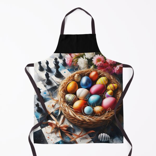 Item preview, Chessy Easter aquarelle art designed and sold by EmeraldeaArt.