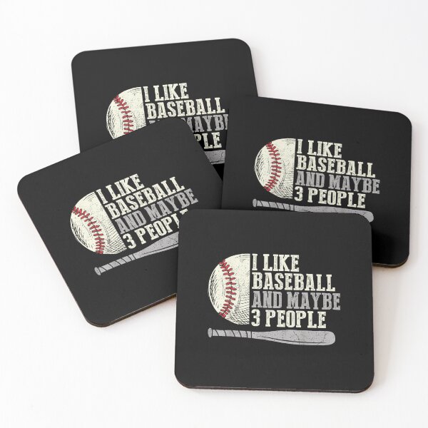 Item preview, I Like Baseball and Maybe 3 People Funny Gift For Baseball Players designed and sold by eness-BK.