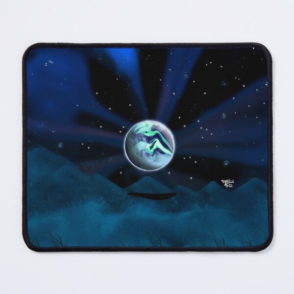 Item preview, Earth From Afar – Cosmic Planet Art from Another World designed and sold by MysticalFruit.