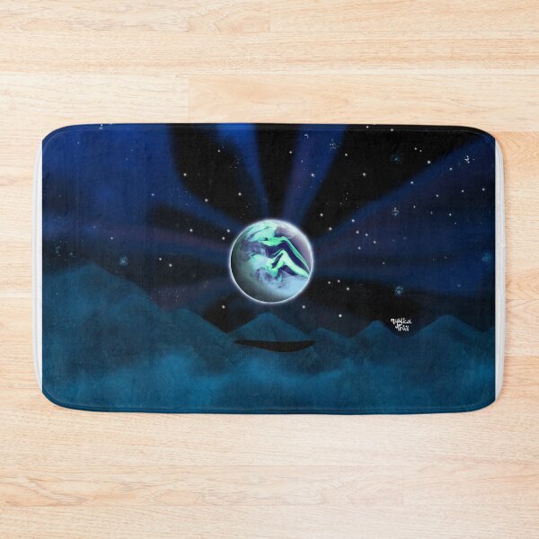 Item preview, Earth From Afar – Cosmic Planet Art from Another World designed and sold by MysticalFruit.
