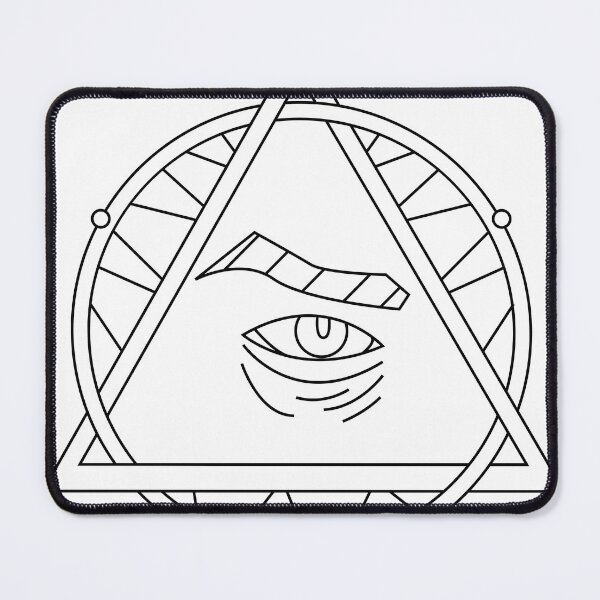 Item preview, Mystic eye within the sacred triangle designed and sold by estebansequeira.