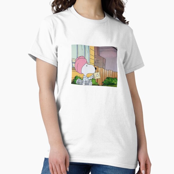 Vista previa del artículo con la obra «Snoopy relajado con té», diseñado y vendido por marsuncharted.