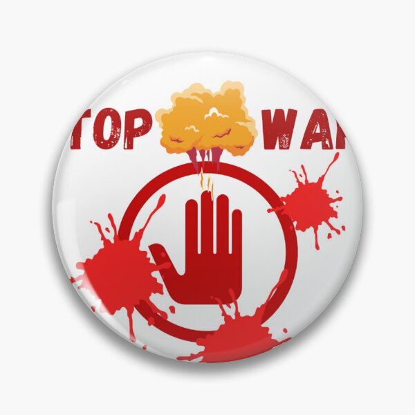 Item preview, stop war stickers designed and sold by Star1shop.