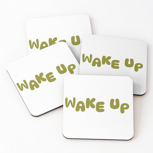 Item preview,  WAKE UP – Bold Minimalist Motivational Quote designed and sold by Mendzmeile.