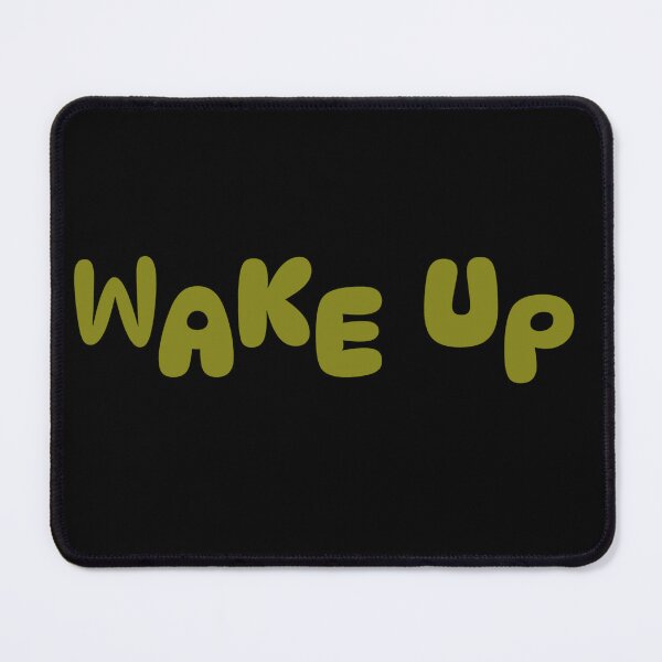 Item preview, WAKE UP – Bold Minimalist Motivational Quote designed and sold by Mendzmeile.