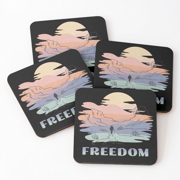 Item preview, Trail of Freedom – Lone Wanderer and Pastel Desert Vibes designed and sold by Fragy72.