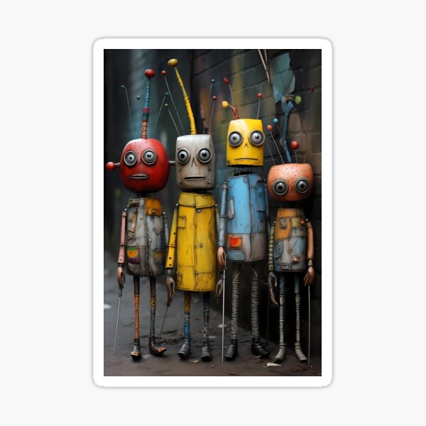 Item preview, The Robot Collective designed and sold by CreativeGorillas.