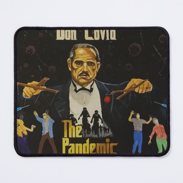 Item preview, Don Covid: La pandemia como teatro de marionetas: sátira vectorial en la estética del cine negro designed and sold by derrobl.