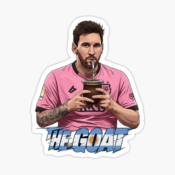 Vista previa del artículo con la obra «Messi La Cabra - Messi La Pulga - El Messias», diseñado y vendido por G-A-D-U.