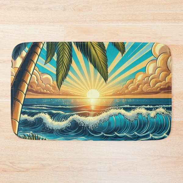 Item preview, Tropical Beach Vibes: AI Comic Design with Young Coconut – Perfect for Relaxed Vacation Clothing & Accessories designed and sold by knalpot-design.