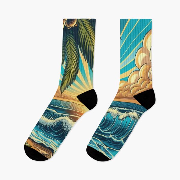 Item preview, Tropical Beach Vibes: AI Comic Design with Young Coconut – Perfect for Relaxed Vacation Clothing & Accessories designed and sold by knalpot-design.